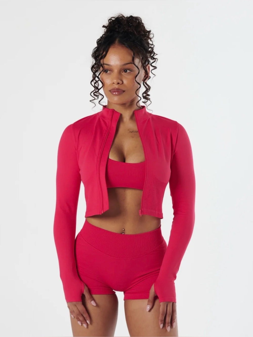 Red jacket - velocity activewear